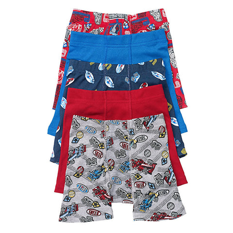 Hanes Toddler Boys’ Printed Boxer Briefs with Comfort Flex® Waistband 5-Pack