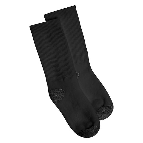 Hanes Boys Crew Comfortblend® Black EZ Sort® Socks 6-Pack